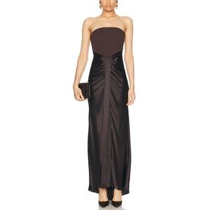 STAUD Elegant Black Maxi Skirt